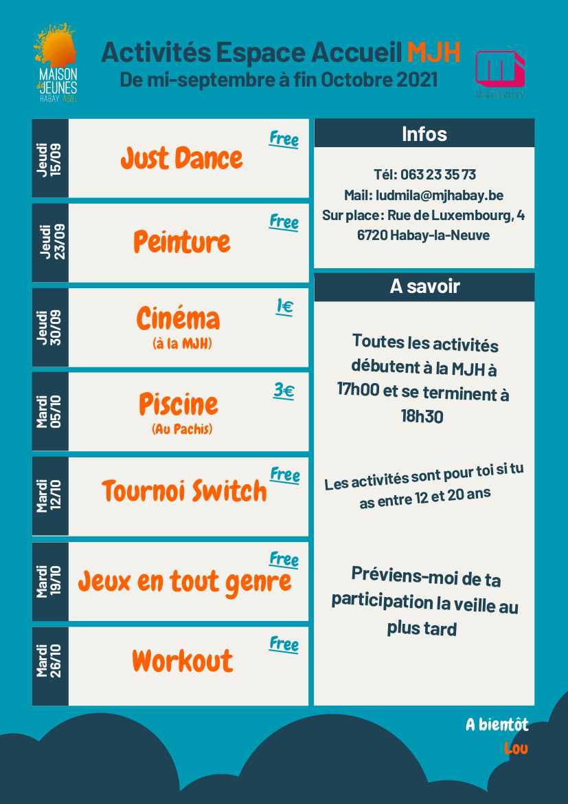Activité 1509 au 2810