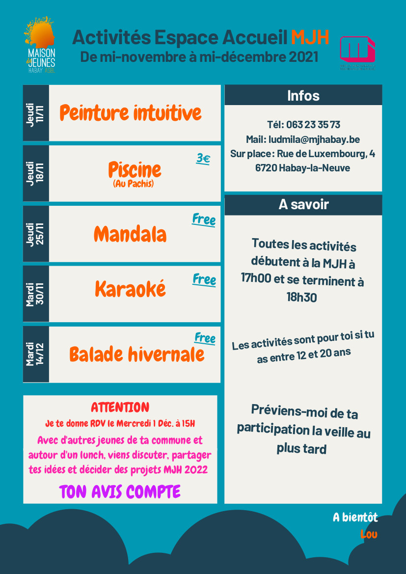 programme espace accueil novembre décembre 2021